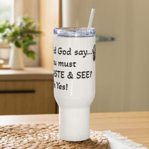 Travel mug-white-40oz