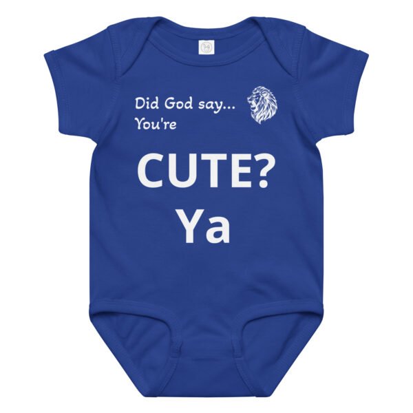 Baby jersey bodysuit - Cute