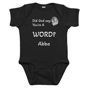 Infant bodysuit - Word