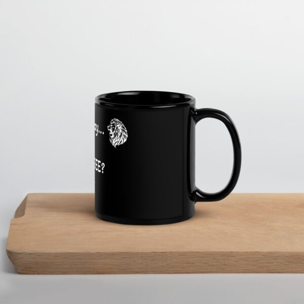 Black Glossy Mug - (Taste and See) - Image 3