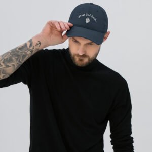 Distressed Dad Hat (#Yes! God Said...)